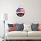 Memorial Day Decorations American Soldiers Thank You Hanging Sign Memorial Day Wreath Patriotic Wreath Wooden 4th of July Decorations Door Decor for Wall Office Indoor Home Decor